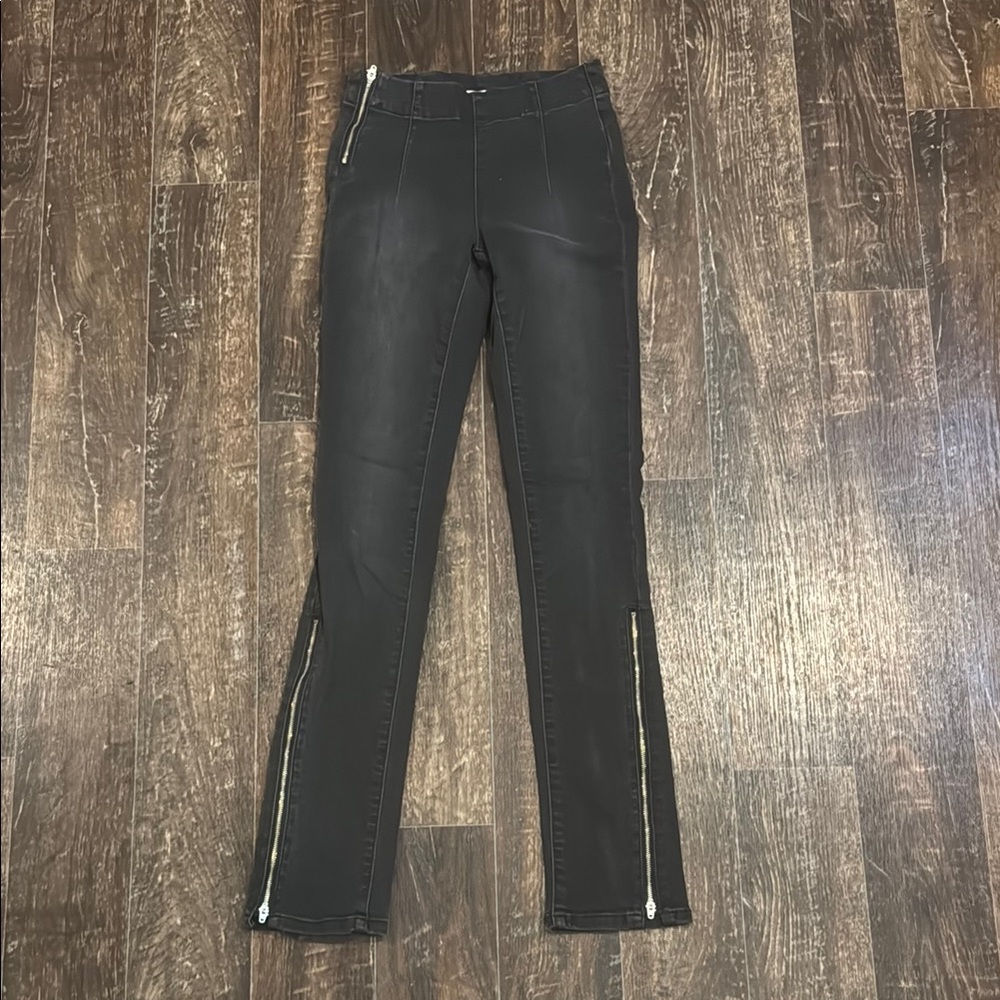 BDG Black Jeans with Zipper Accents - Size 24